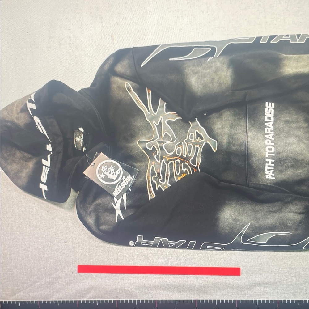 Hellstar Black and Gray Men's Hoodie
